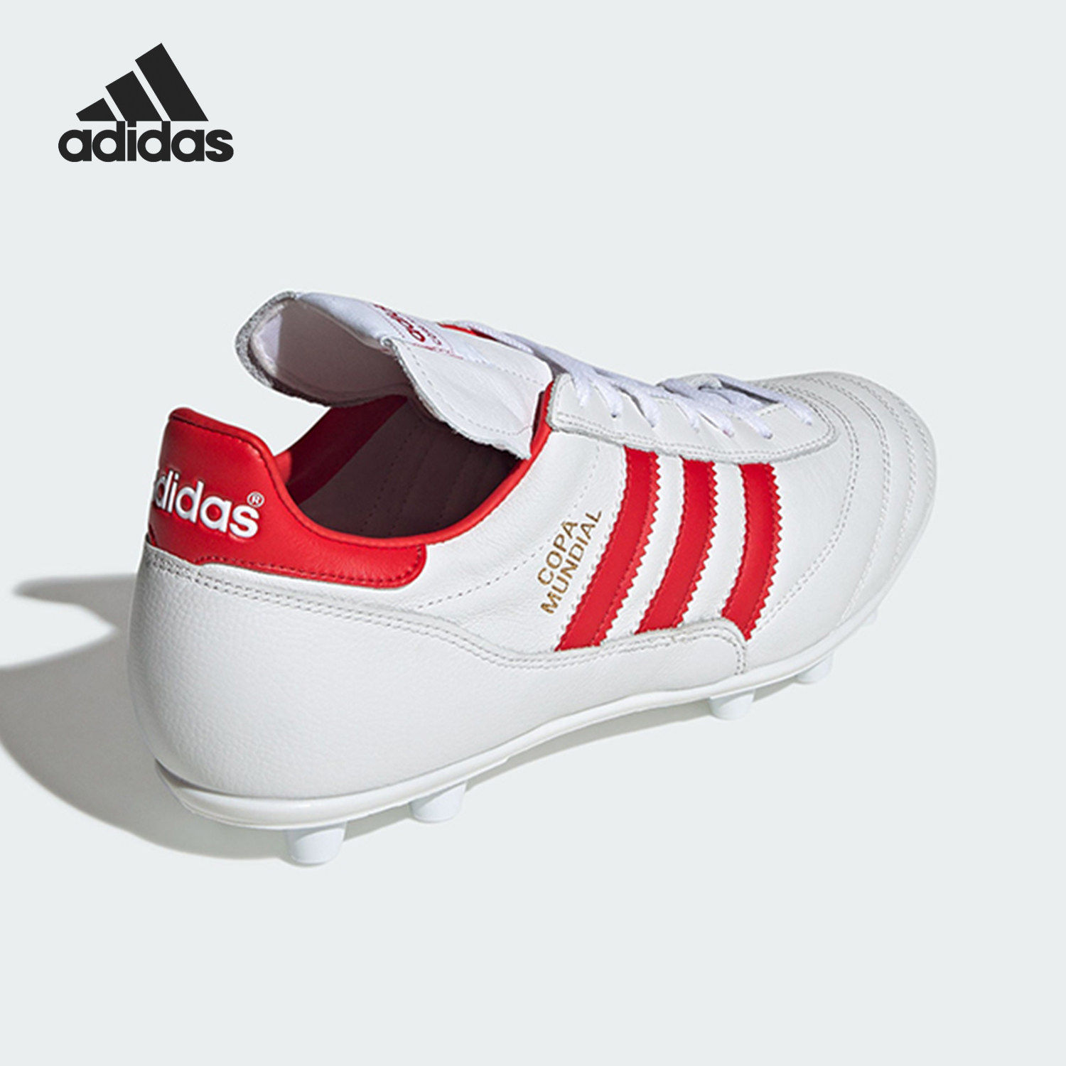 Adidas/阿迪达斯官方正品COPAMUNDIAL新款男白红色足球鞋KJ3526