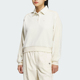 针织POLO衫 Adidas 宽松短款 三叶草女士时尚 KS5982 阿迪达斯正品