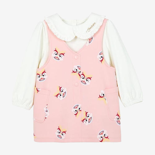 Skechers斯凯奇正品儿童卡通印花可爱休闲长袖T恤L124G022-03L2