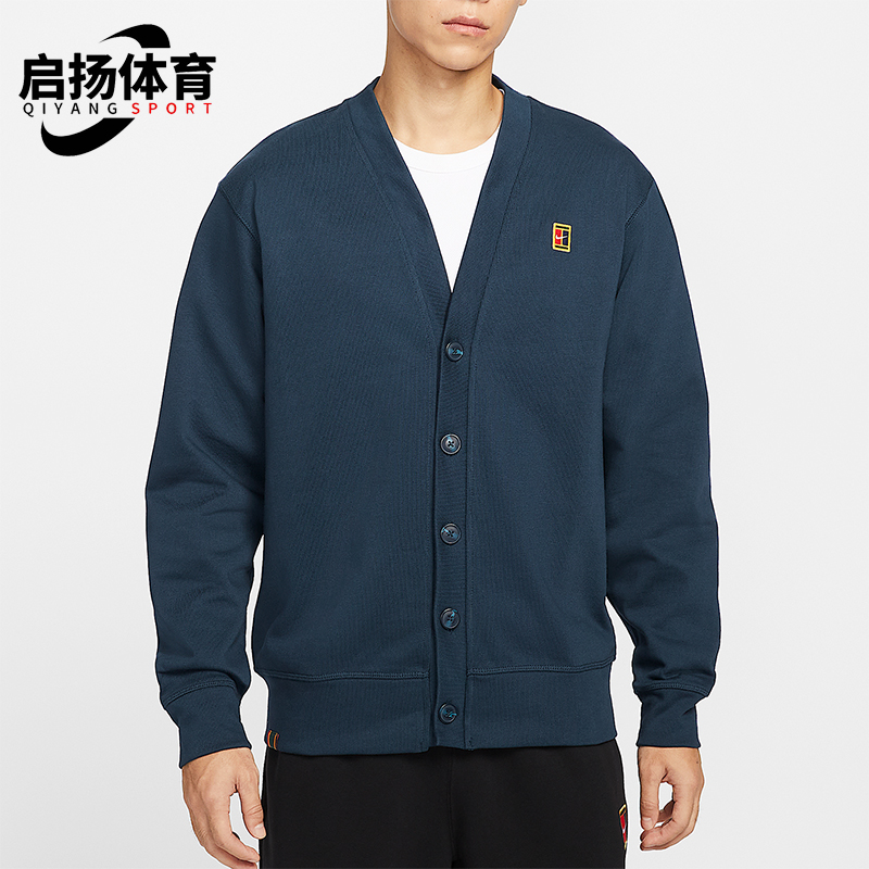Nike/耐克正品Court Fairway男士长袖针织休闲运动开衫IM9362-478