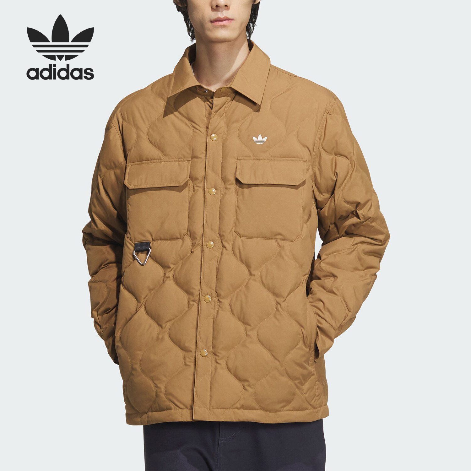 Adidas/阿迪达斯正品三叶草男士宽松保暖运动羽绒服JD3748,运动服/休闲服装,运动羽绒服,淘宝优惠券,粉丝福利购,淘宝优惠卷