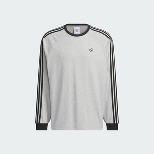 TEE T恤JG1513 三葉草SYM Adidas 長袖 阿迪達斯官方正品 LS男士