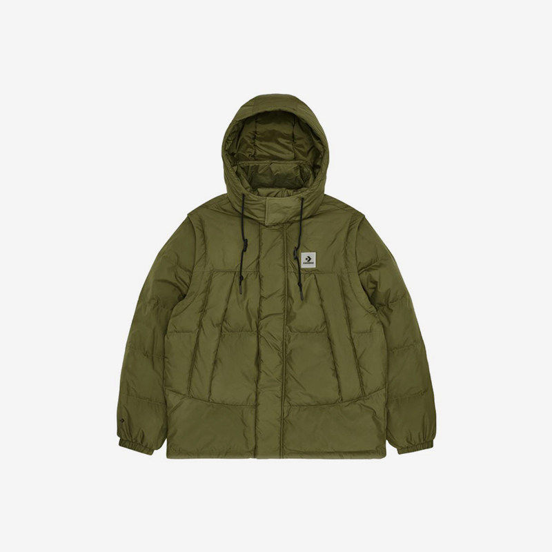 Converse/匡威正品冬季新款男子保暖运动连帽羽绒服10025253-A02
