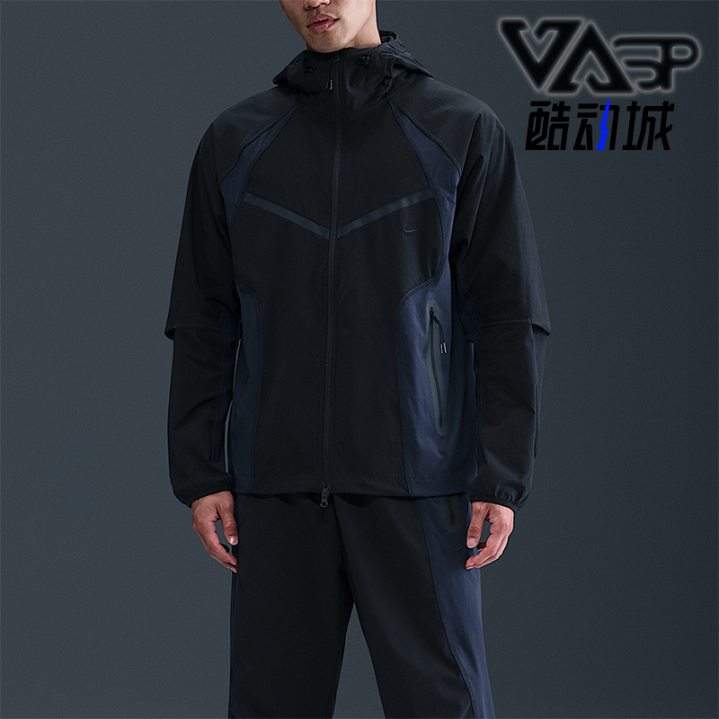 Nike/耐克正品2025男士宽松时尚潮流运动连帽梭织外套IH8462-010