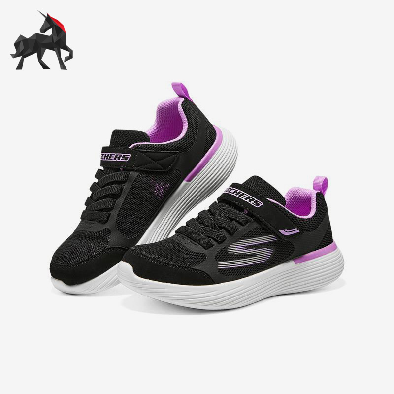 Skechers/斯凯奇正品GO RUN 400 V2女童运动透气绑带休闲鞋