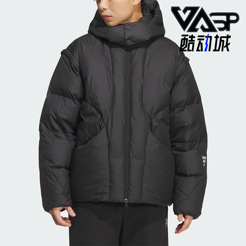 Adidas/阿迪达斯正品Future Style男士户外连帽日常羽绒服KC2587
