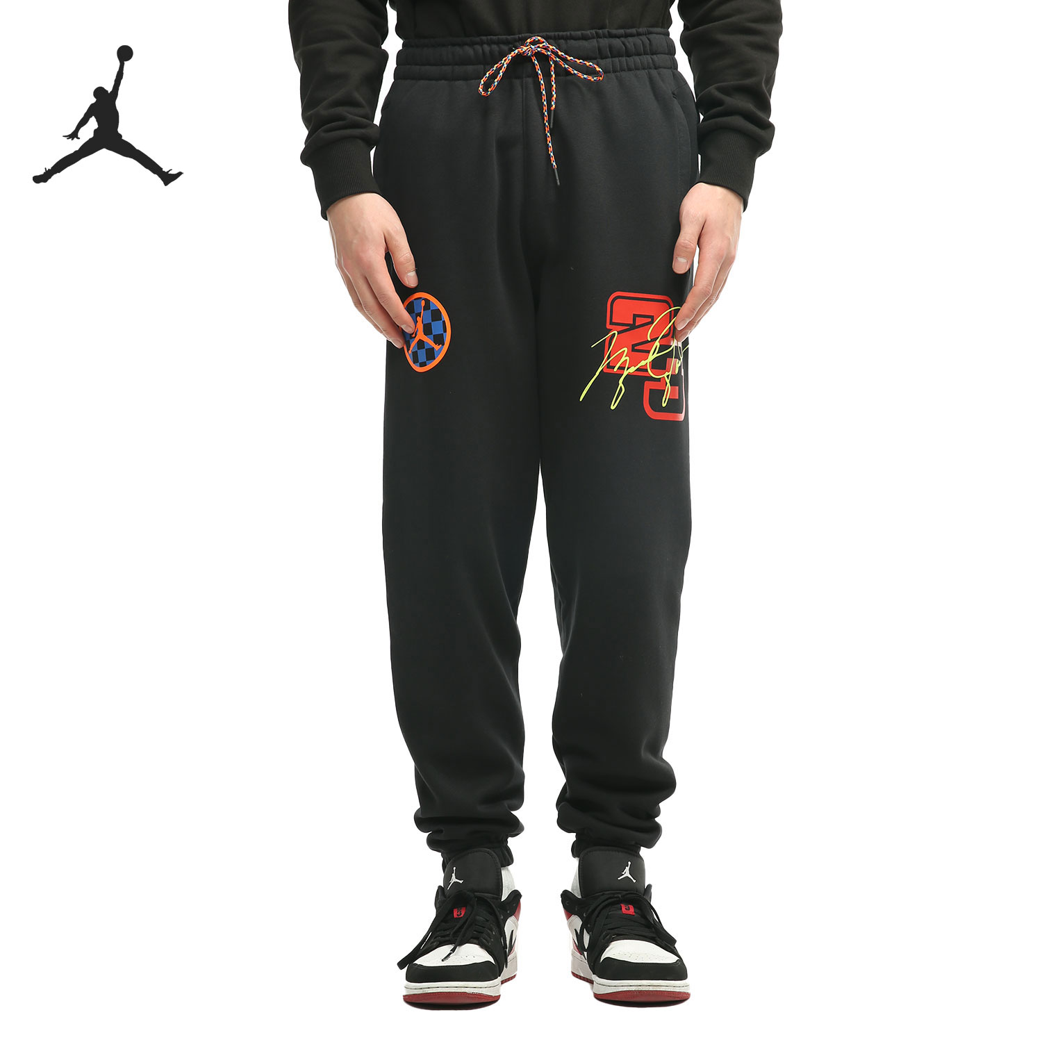 Nike/耐克正品JORDAN 男子篮球加绒印花运动长裤 CV3162-010