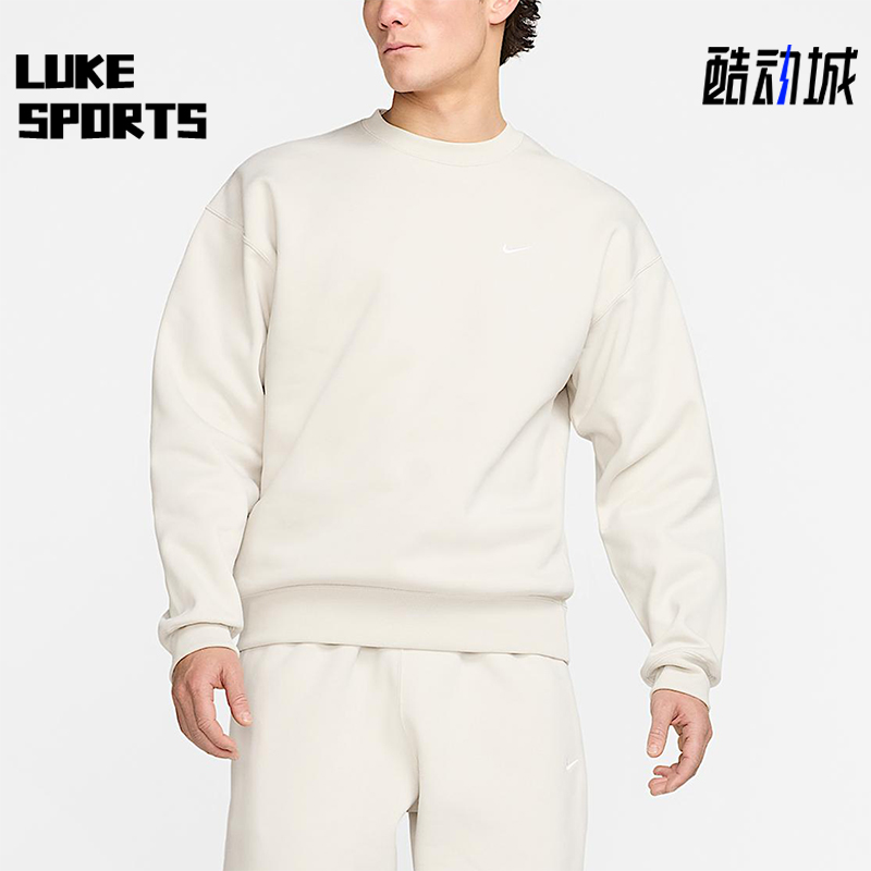 Nike/耐克正品春秋男士运动长袖简约套头经典加绒卫衣DX1362-072