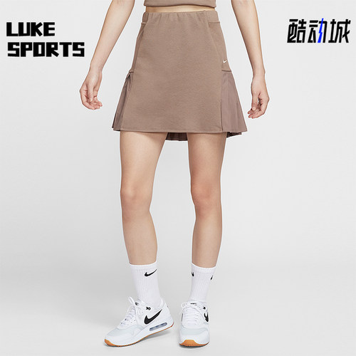 Nike/耐克正品2025女士耐穿运动高尔夫透气梭织半身裙IF8532-214