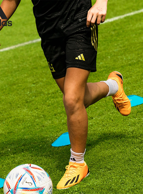 Adidas/阿迪达斯正品 SALAH SHO Y 大童足球运动短裤HR8161