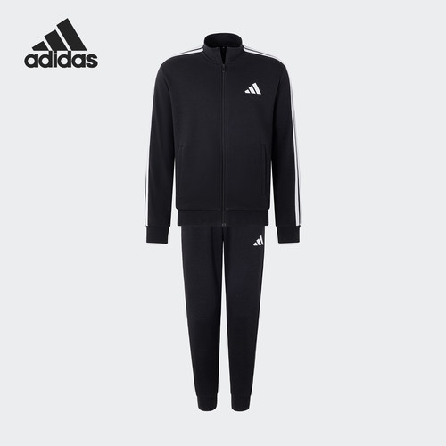 Adidas/阿迪达斯官方正品春秋新款男女运动休闲长袖套装JZ1155