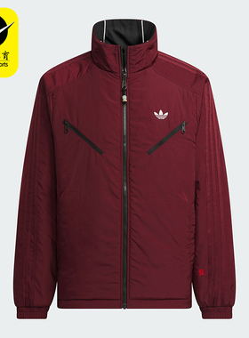 Adidas/阿迪达斯正品三叶草男士运动休闲双面穿棉服KA0821