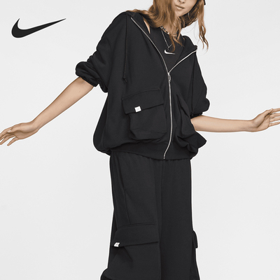 Nike/耐克正品Sportswear女士全长拉链连帽外套FV7516-010