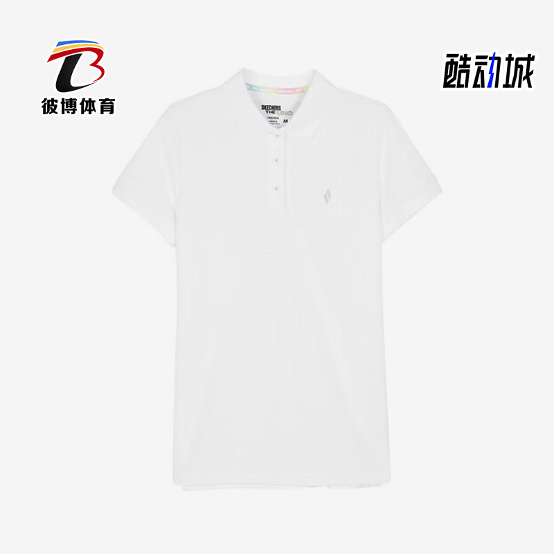 Skechers/斯凯奇正品夏季新款女士经典时尚透气运动休闲POLO衫,运动服/休闲服装,运动POLO衫,淘宝优惠券,粉丝福利购,淘宝优惠卷