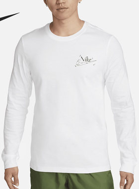 Nike/耐克正品当季新款男子宽松休闲圆领长袖T恤DZ2828-100