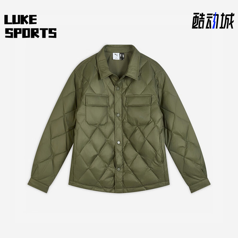 Puma/彪马正品WINTERIZED男士运动保暖轻薄翻领羽绒服635761-81