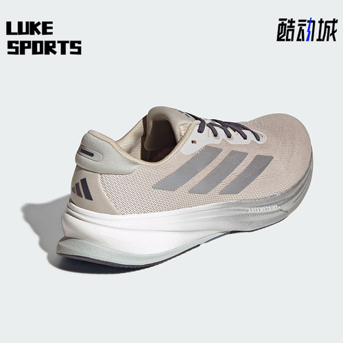Adidas/阿迪达斯正品2025夏季款男士缓震织物网眼跑步鞋HQ7415
