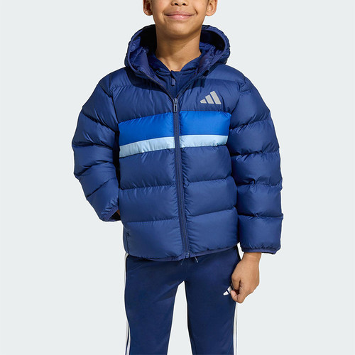 Adidas/阿迪达斯正品LK SD JKT小童休闲保暖运动连帽棉服JW2453