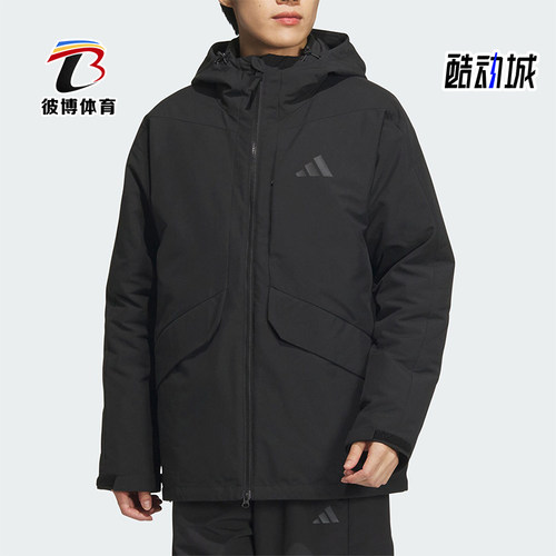 阿迪达斯男士保暖三合一羽绒服