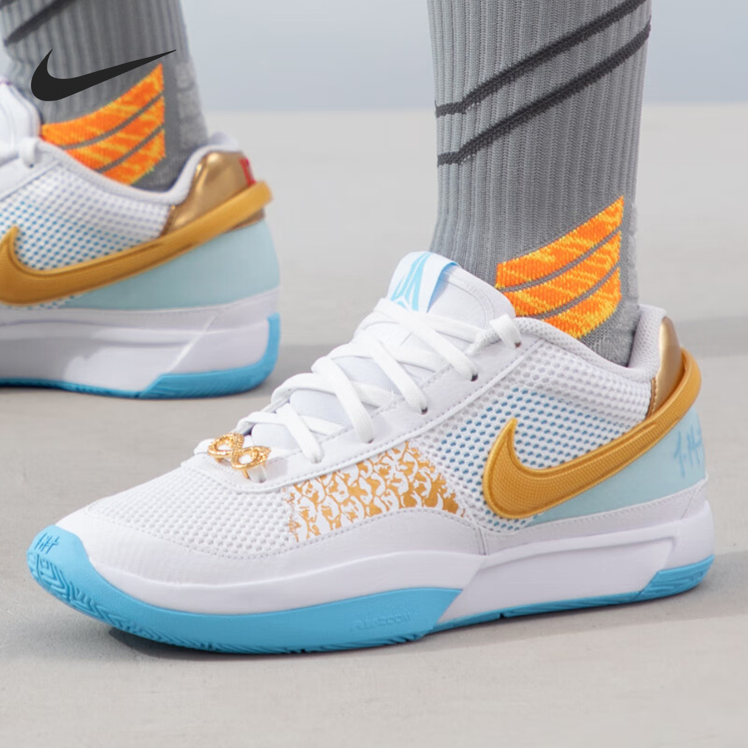 Nike/耐克正品JA 1 EP男士耐磨透气运动休闲训练篮球鞋FV1291-100