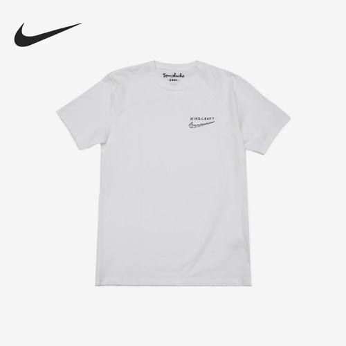 Nike/耐克正品Tom Sachs男女简约字母针织短袖T恤DM4732-100