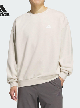 Adidas/阿迪达斯官方正品V GFX CREW 2男女圆领针织卫衣KF5193