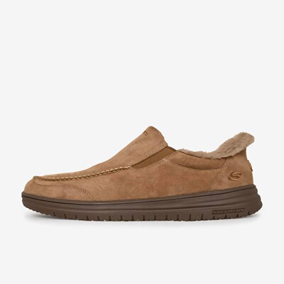 Skechers斯凯奇正品Relaxed Fit Mullet男款低帮休闲鞋205606-TAN