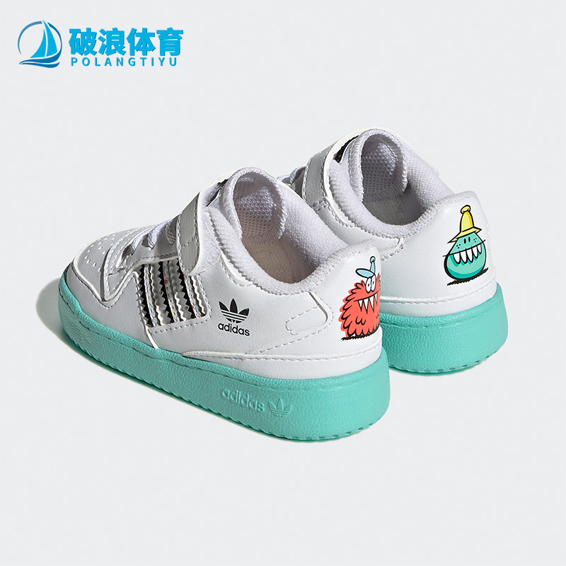 阿迪达斯三叶草小童运动休闲鞋