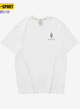 Skechers/斯凯奇正品夏季新款宽松短袖男运动休闲T恤半袖L122M142