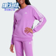 2025女士运动抓绒圆领日常经典 Adidas 阿迪达斯正品 卫衣IY1710