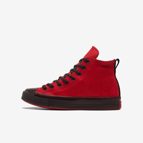 Converse匡威 男鞋女鞋红色板鞋冬季高帮休闲鞋轻便运动鞋169606C