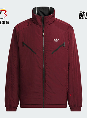Adidas/阿迪达斯正品三叶草男士运动休闲双面穿棉服KA0821