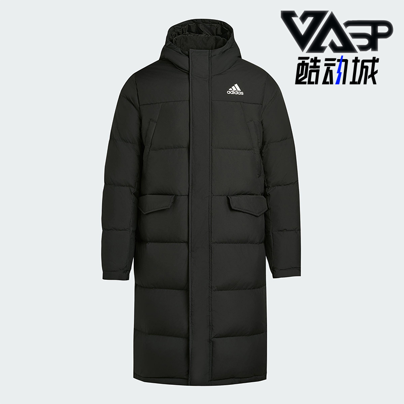 Adidas/阿迪达斯正品LONG DOWN PARKA男士运动保暖羽绒服KE5405