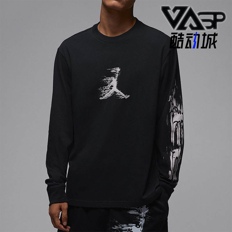 Nike/耐克正品JORDAN男士日常圆领套头耐穿休闲上衣HQ9039-010