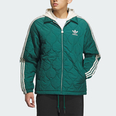 男士 三叶草新款 保暖休闲运动棉服IW6285 阿迪达斯正品 Adidas