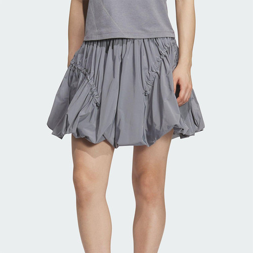Adidas/阿迪达斯正品2025夏季款女士时尚休闲飘逸花苞裙KC5795