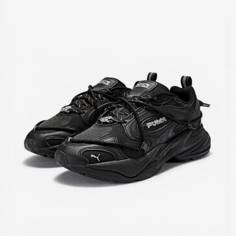 Puma/彪马正品RSLITE新款男女黑色网布经典运动休闲鞋406667-01