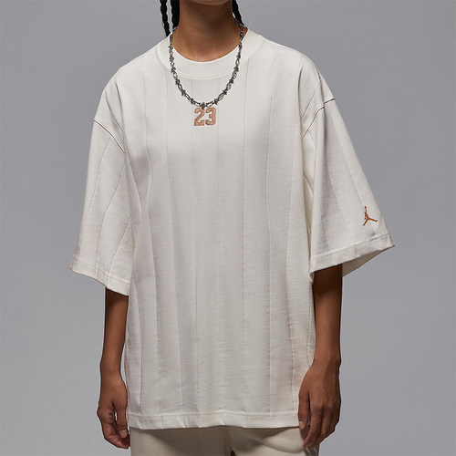 Nike/耐克正品JORDAN女士休闲圆领套头宽松耐穿短袖HV0400-133