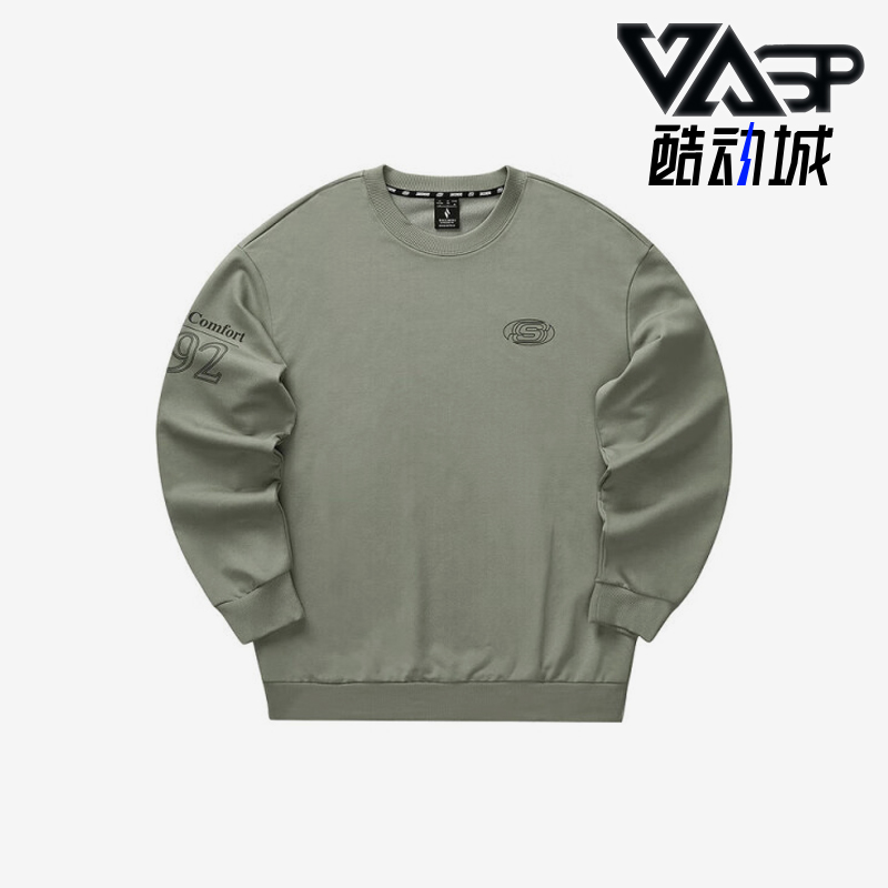 斯凯奇男女宽松休闲卫衣
