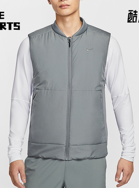 Nike/耐克正品2025冬季款男士刺绣训练运动保暖棉马甲FB7554-084