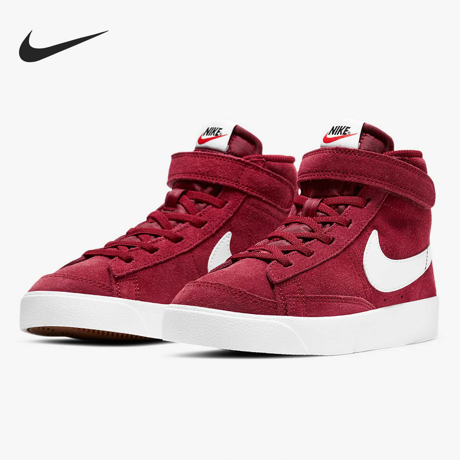 Nike/耐克正品 Blazer (GS)女子大童休闲中帮板鞋 DD1850-600