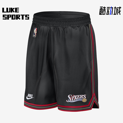 Nike/耐克正品Dri-FIT NBA男士透气复古干爽训练短裤HQ5258-010