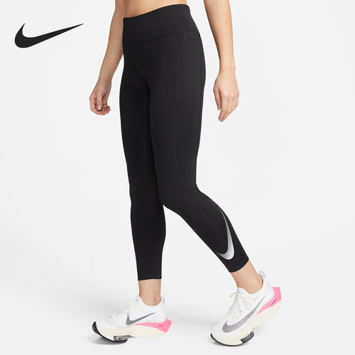 Nike/耐克正品夏季新款女士透气训练运动紧身长裤DX0948-010
