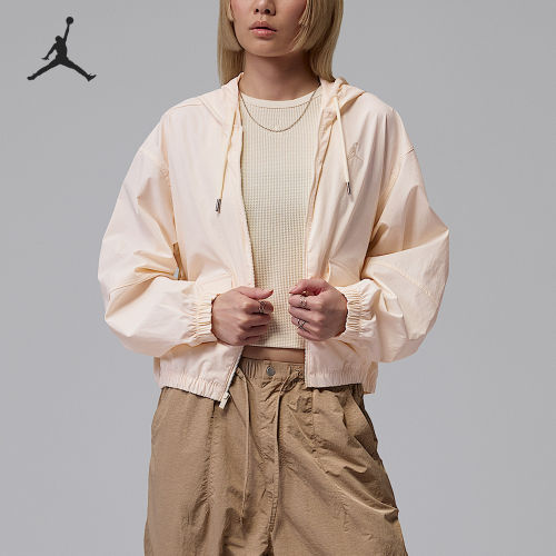 Nike/耐克正品JORDAN女士时尚简约连帽长袖夹克IF1178-110
