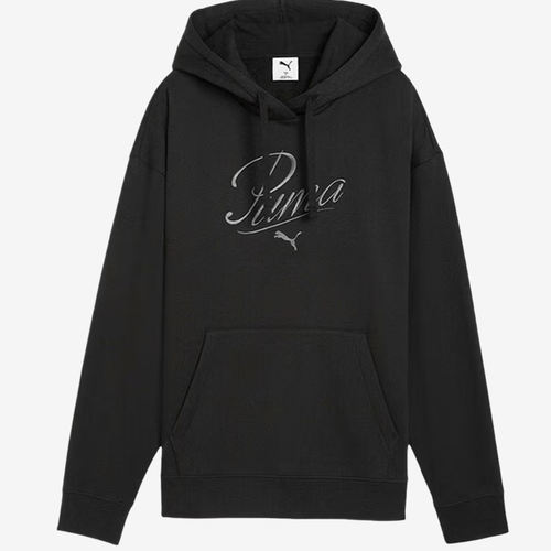 PUMA彪马正品加绒加厚连帽女款运动休闲舒适百搭卫衣692925-01