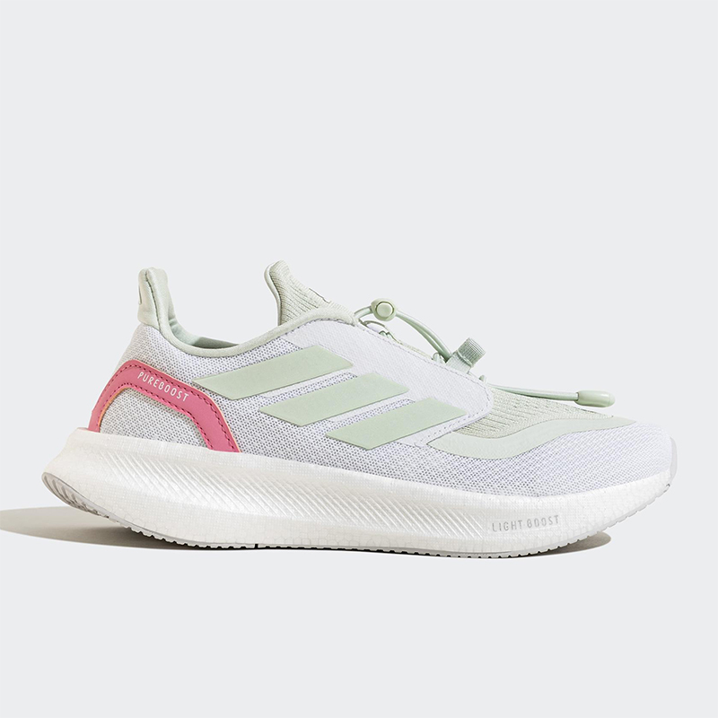 Adidas/阿迪达斯正品PUREBOOST 5儿童网眼布经典长途跑步鞋JH6230