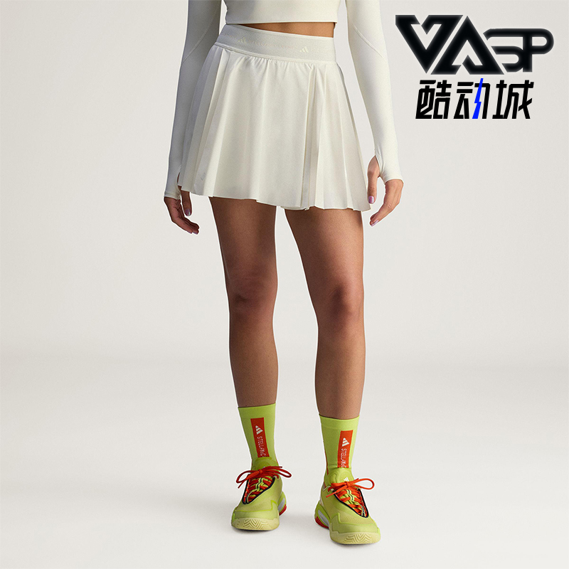 Adidas/阿迪达斯正品PLTD SKORT女士简约网球运动百褶裙裤JW4573