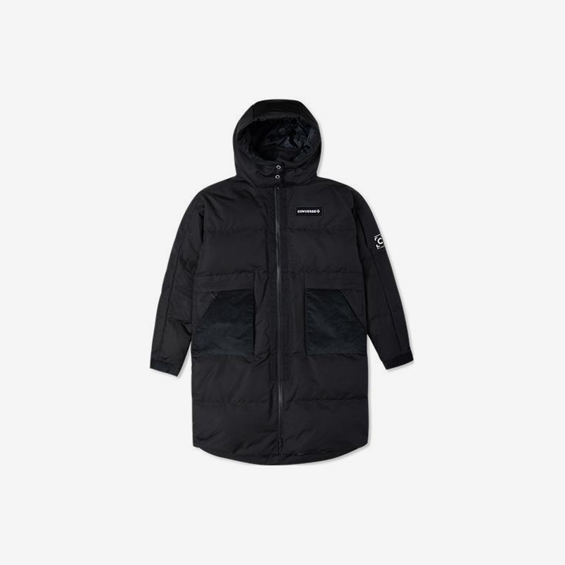 Converse/匡威正品冬季新款女子保暖运动连帽羽绒服10023725-A03