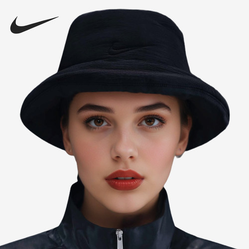 Nike/耐克正品Apex Puffle男女夹棉蓬松经典保暖渔夫帽IF8853-010
