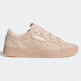 SLEEK 三叶草 FAT LACES FZ0030 Adidas W女子运动鞋 阿迪达斯正品